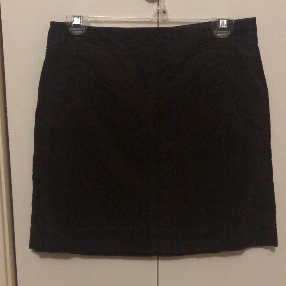 Brown Corduroy Skirt
